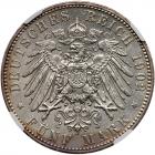 German States: Hamburg. 5 Marks, 1902-J NGC About Unc - 2