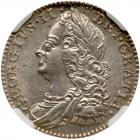 Great Britain. Sixpence, 1758/7 NGC MS63