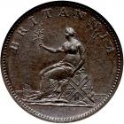 Great Britain. Halfpenny, 1806 NGC MS63 BR - 2