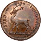 Great Britain-Middlesex. Conder Halfpenny Token, 1796 Choice Unc