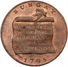 Great Britain-Suffolk. Conder Halfpenny Token, 1795 Unc - 2