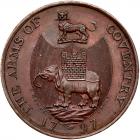 Great Britain-Warwickshire. Conder Halfpenny Token, 1797 Unc - 2