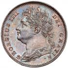 Great Britain. Farthing, 1822 NGC MS65 BR