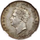 Great Britain. Shilling, 1825 NGC MS62