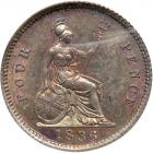 Great Britain. 4 Pence (Groat), 1836 NGC MS64 - 2