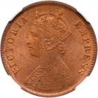 British India. 1/4 Anna, 1889(C) NGC MS65 RB