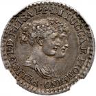 Italian States: Lucca. Franco, 1808 NGC EF45