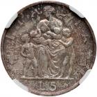 Italy. 5 Lire, 1936-R NGC MS64 - 2