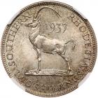 Southern Rhodesia. 2 Shillings, 1937 NGC MS63 - 2