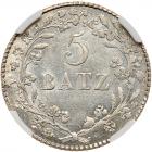 Switzerland: Vaud. 5 Batzen, 1813 NGC MS62 - 2