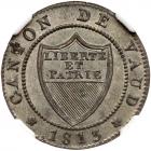 Switzerland: Vaud. 1/2 Batzen, 1813 NGC MS64