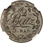 Switzerland: Vaud. 1/2 Batzen, 1813 NGC MS64 - 2