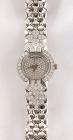 Lady's Vacheron Constantin Diamond, 18K White Gold Wristwatch