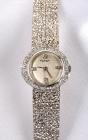 Lady's Jules Jurgensen 14K White Gold Wristwatch