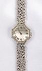 Lady's Lucien Piccard Diamond, 14K White Gold Wristwatch