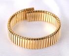 Bvlgari Tubogas 18K Yellow Gold Cuff Bracelet