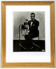 Louis Armstrong, Superb Signed Vintage Photo