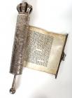 Large Silver Polish Megillah, Late 17th Century