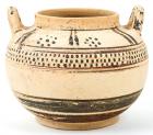 Mycenaean Pottery. Two-handled Storage Jar, circa 1300-1100 BC