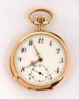 14K Yellow Gold Open Face 1/4 Hour Repeater Pocket Watch