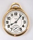 English 18K Yellow Gold Open Face Pocket Watch