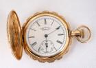 American Waltham 14K Yellow Gold Hunting Case Pocket Watch