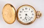 Hampden 14K Yellow Gold Hunting Case Pocket Watch