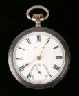 Aramis Chronometer Silver Open Face Pocket Watch