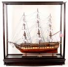 USS Constitution Large Model Ship, Display Case