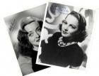 Bette Davis and Olivia de Havilland Signed Portaits - 2