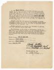 Woody Guthrie Signed Contract, 1950