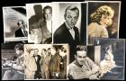 8 Signed Portraits of Stars From Late Silents and Early Talkies, Jolson, Astaire, Hope, Lloyd, Rooney and More.