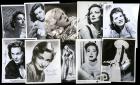 Collection of Ten Autographed Photos by Legendary Beauties of Hollywood including Gardner, Dietrich & Tierney