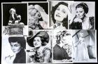 Collection of 8 Signed Portraits Including Ingrid Bergman, Joan Fontaine, Pola Negri and Sophia Loren