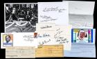 GONE WITH THE WIND - Archive of 12 Related Signatures, Including Signed Checks/Letters by Gable, Selznick, de Havilland