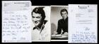 Gregory Peck: Collection of Two Letters with Interesting Content and Two Signed Portraits