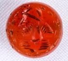 Sasanian Red Agate Scaraboid Signet Seal, circa 4th-5th Century AD