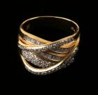 Lady's Diamond, 18K Band Style Ring