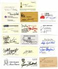 [Celebrity Signatures] Collection of Signed Cards