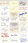 [Celebrity Signatures] Collection of Signed Cards