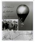 1978 Double Eagle II record balloon flight crew signed photo