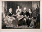 [Washington, George and Martha] Steel Engraving