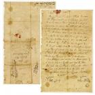 Letter Dated 1783, Wilkes County, Georgia Colony Regarding Indians, Treaty