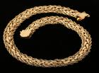 14K Yellow Gold Link & Rope Chain Necklace