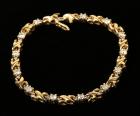 Diamond, 14K yellow Gold Bracelet