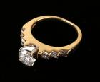 Lady's Diamond, 14K Yellow Gold Ring