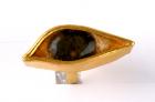 Egyptian Inlay Eye Gold Ring, Middle Kingdom, ca. 1963-1650 BC.