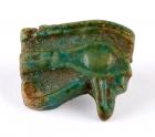 Egyptian Faience Wedjat, Third Intermediate Period, ca. 1069-945 BC