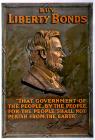 Vintage World War I "Abraham Lincoln Buy Liberty Bonds" Poster