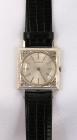 Gents Benrus 14K White Gold Wristwatch